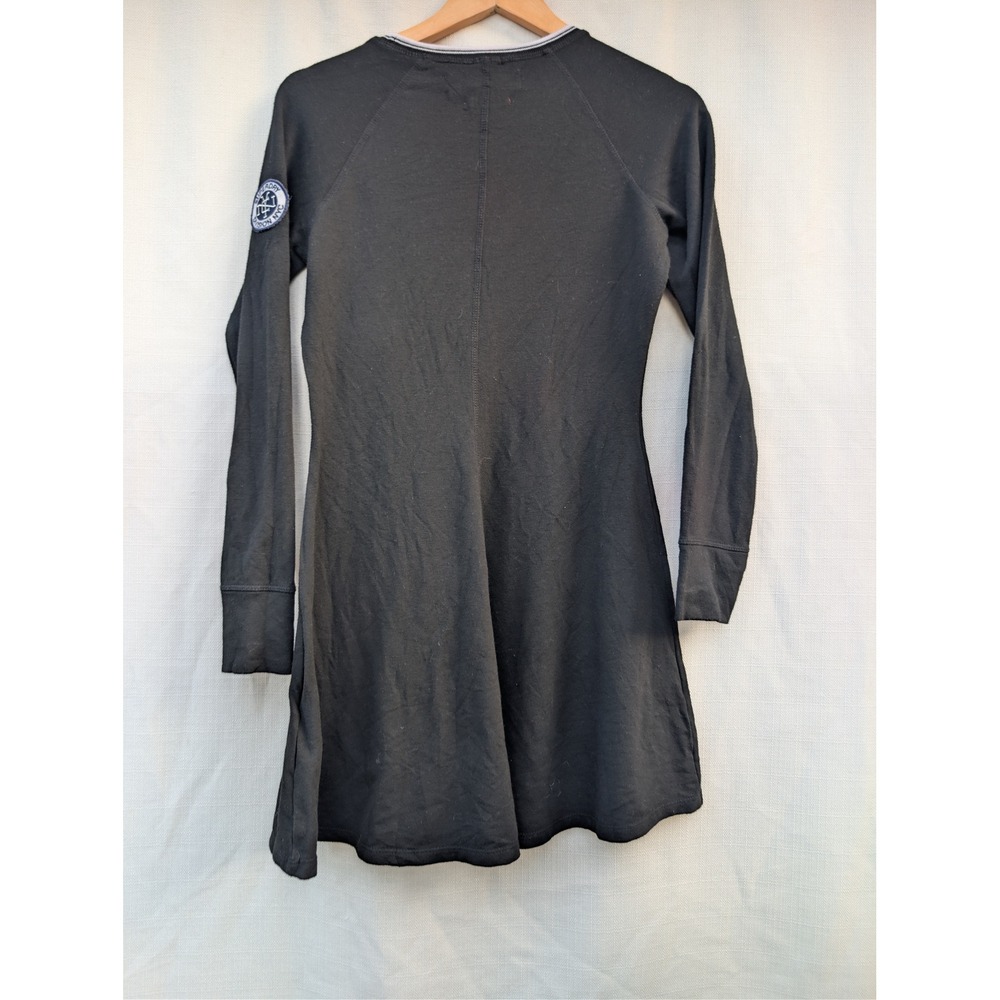 Superdry Womens Athletic University Long Sleeve Dress Black G80103XP Small - Picture 2 of 8